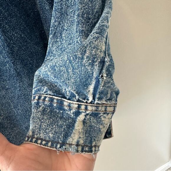 Pretty Bleu Vintage Western Denim Button Up Size Small - Picture 2 of 7